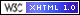 XHTML 1.0 valid